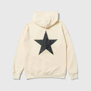 Beige Essentials Star Hoodie