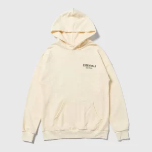 Beige Essentials Star Hoodie