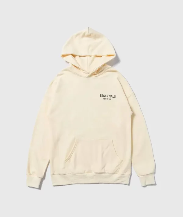 Beige Essentials Star Hoodie