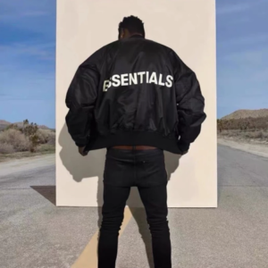 Essentials Black Jacket Men