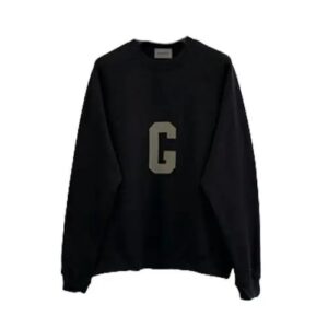 Essentials G Logo Black Sweatshirt