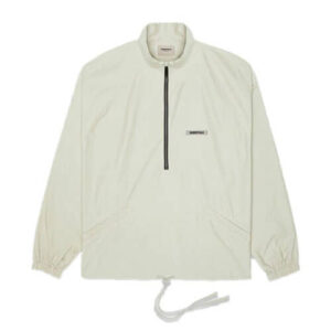 Fear Of God Essentials Half Zip Jacket Light Green