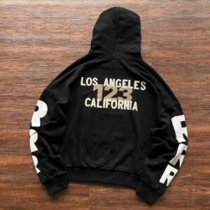 Essential 123 Logo Black Hoodie