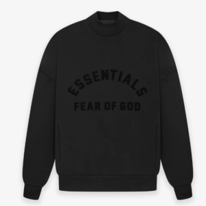 Essential Crewneck Jet Black