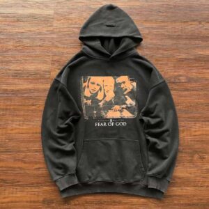 Essentials Fear Of God Faces Hoodie