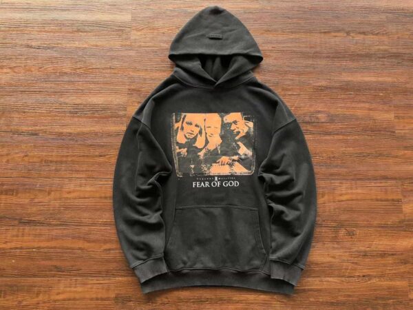 Essentials Fear Of God Faces Hoodie