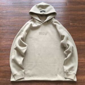 Essentials Logo Off White Hoodie