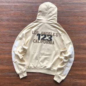 Essentials 123 Logo Off White Hoodie