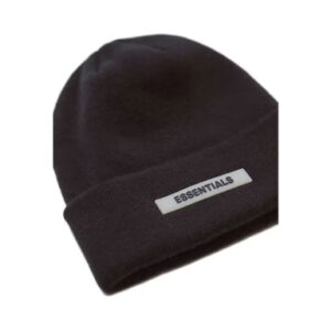 Essentials Cuff Beanie – Black