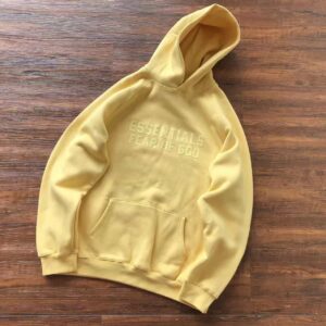 Essentials Fear Of God Yellow Hoodie