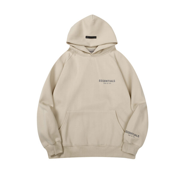 Essentials Fear of God Basic Cream Hoodie