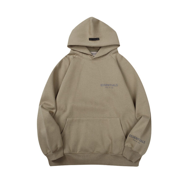 Essentials Fear of God Basic Khaki Hoodie