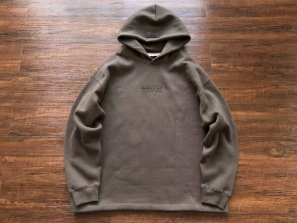 Essentials Logo Grey Hoodie