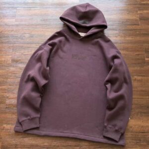 Essentials Logo Purple Hoodie