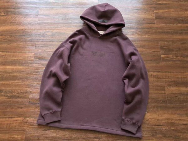 Essentials Logo Purple Hoodie