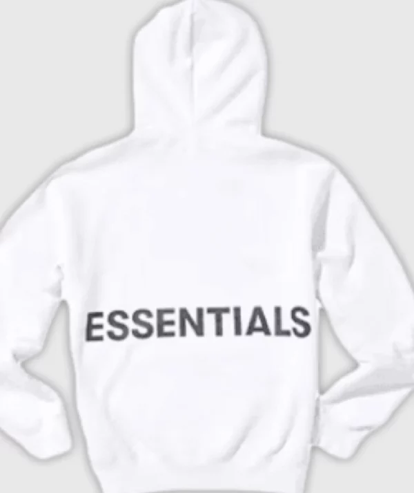 FG Essentials Graphic Pullover Hoodie White