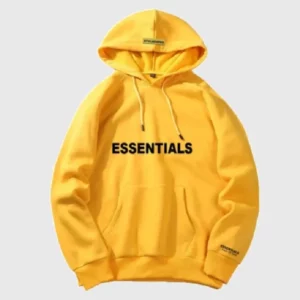 Fear Of God Essentials Hoodie Yellow