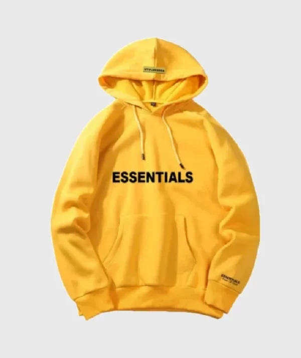 Fear Of God Essentials Hoodie Yellow