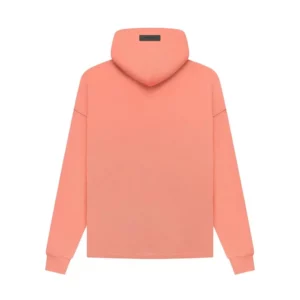 Fear Of God Essentials SS22 Pullover Hoodie Coral Pink