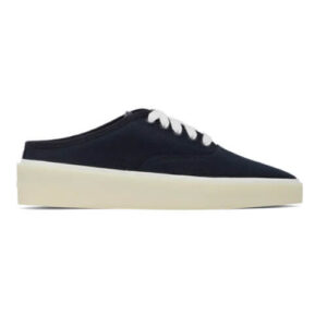 Fear Of God Navy Canvas 102 Backless Sneakers