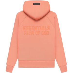 Fear of God Essentials Kids Full-zip Hoodie Coral