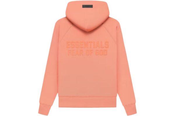 Fear of God Essentials Kids Full-zip Hoodie Coral