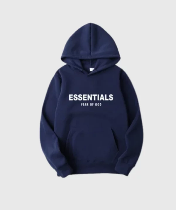 Fear of God Essentials Oversized Hoodie Navy