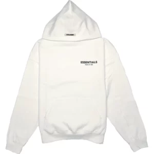 Fear of God Essentials Photo Pullover White Hoodie (FW19)