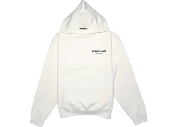 Fear of God Essentials Photo Pullover White Hoodie (FW19)